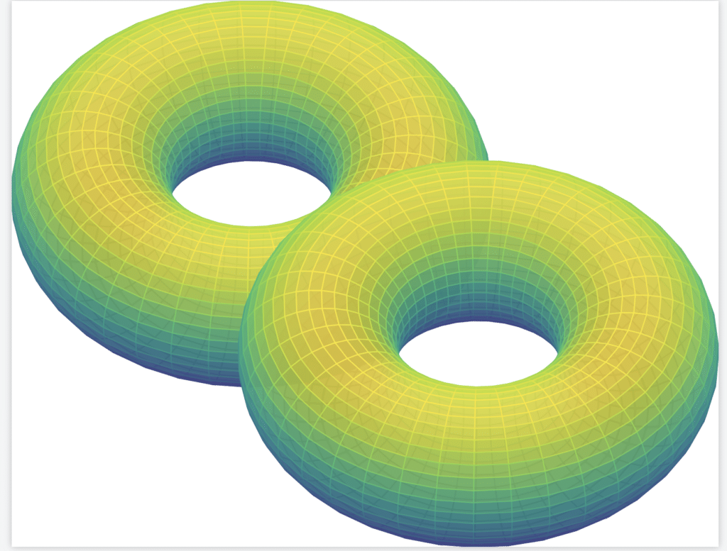 double torus in Latex